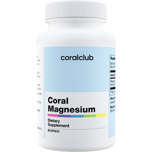 Витамины и витаминоподобные вещества Корал Магний / Coral Magnesium, coral magnesium, сердце, сосуды, антистресс, витамины, м